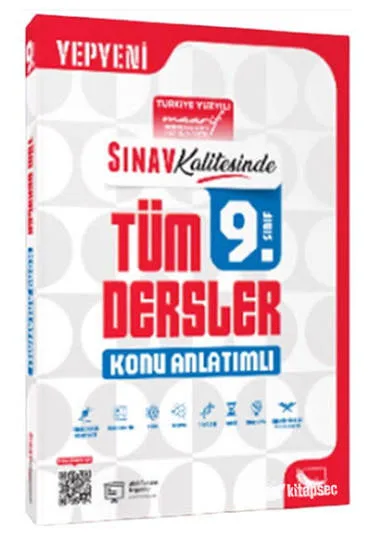 Sınav Yay.-9.sınıf Tüm Dersler Soru Bankası Konu Anlatımlı 2627