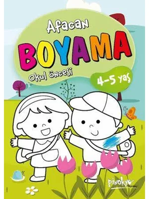Afacan Boyama 4-5 Yaş - Pinokyo Yayınları