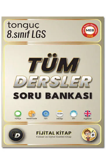 Tonguç Yay.- 8.sınıf Soru Bankası Tüm Dersler