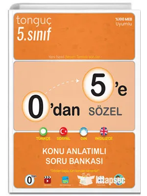 Tonguç Yay.- 0' Dan 5' E Sözel Konu Anlatımlı Soru Bankası