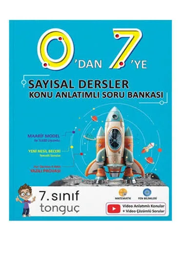 Tonguç Yay.- 0' Dan 7' Ye Sayısal Konu Anlatımlı Soru Bankası