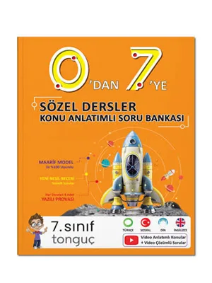 Tonguç Yay.- 0' Dan 7' Ye Sözel Konu Anlatımlı Soru Bankası