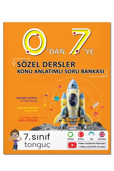 Tonguç Yay.- 0' Dan 7' Ye Sözel Konu Anlatımlı Soru Bankası
