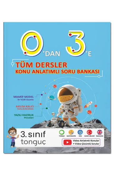 Tonguç Yay.- 0' Dan 3' E Tüm Dersler Konu Anlatımlı Soru Bankası