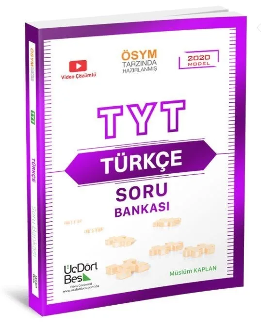 Üçdörtbeş Yay.-tyt Türkçe Soru Bankası 2627