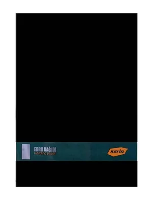 Karin 35x50 100 Gr Ebru Kağıdı Siyah 20"li