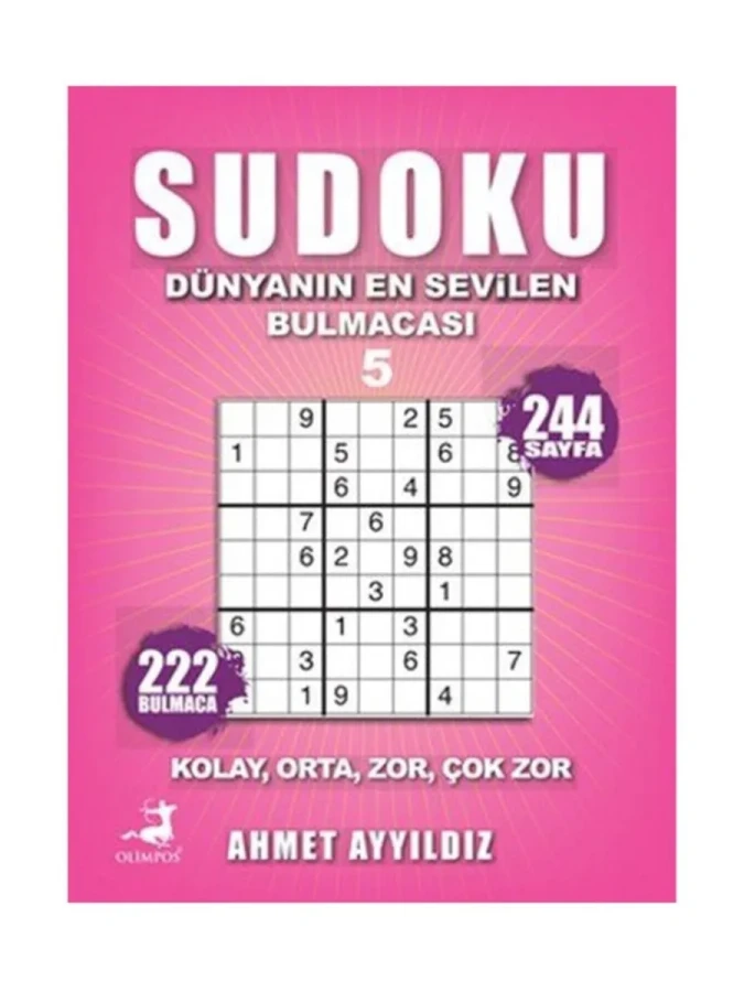 Sudoku Dünyanın En Sevilen Bulmacası 5 - Olimpos Yayınları
