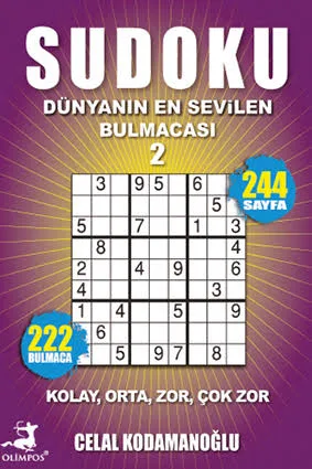 Sudoku Dünyanın En Sevilen Bulmacası 2 - Olimpos Yayınları