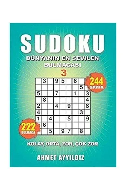 Sudoku Dünyanın En Sevilen Bulmacası 3 - Olimpos Yayınları