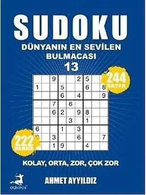 Sudoku Dünyanın En Sevilen Bulmacası 3 - Olimpos Yayınları