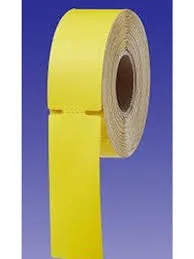Ermet 65x38 Çentikli Karton Raf Etiketi Sarı 500 Lü