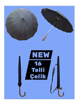 Rainwalker Baston Şemsiye Ahşap Sap 24 Tel Rw-091