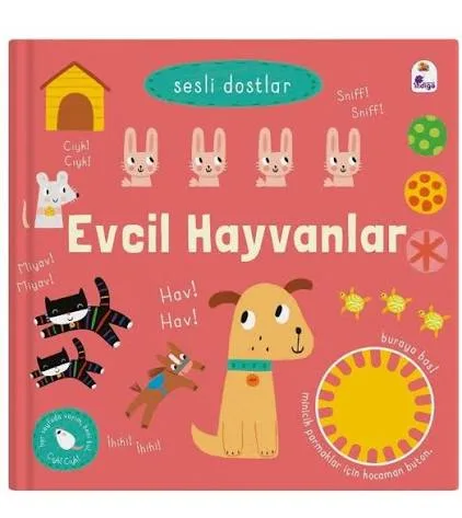 Sesli Dostlar - Evcil Hayvanlar - İndigo Yayınları
