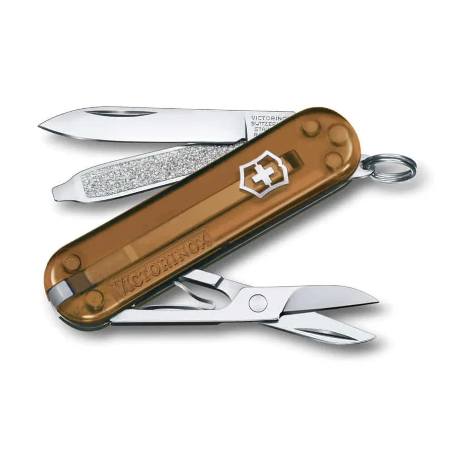 Victorinox Çakı Classıc Chocolate Fudge Şeffaf Kahverengi Vt0.6223.t55g