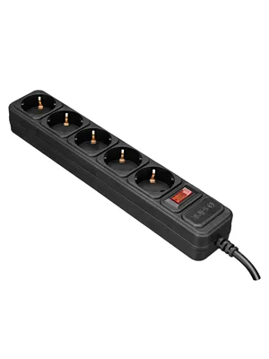 S-link Spg3-j 1.5 Metre Akım Koruyuculu Grup Priz Siyah
