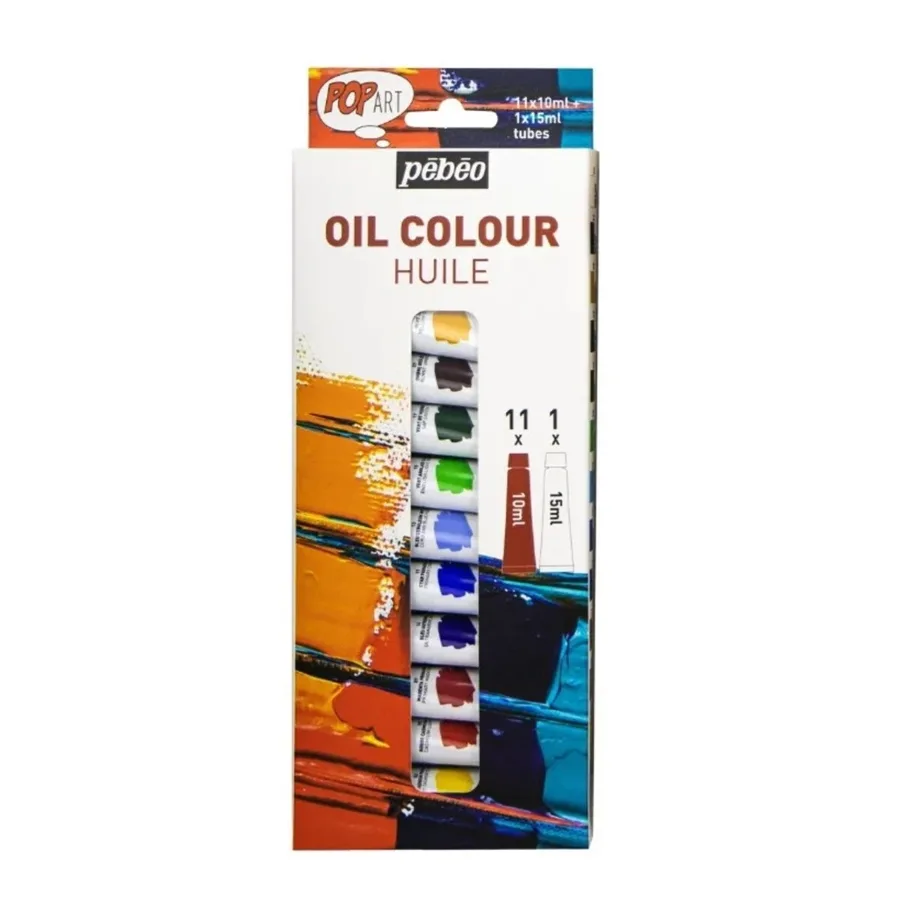 Pebeo Pop Art 11x10 Ml+1 X15 Ml Yağlı Boya Seti 669600