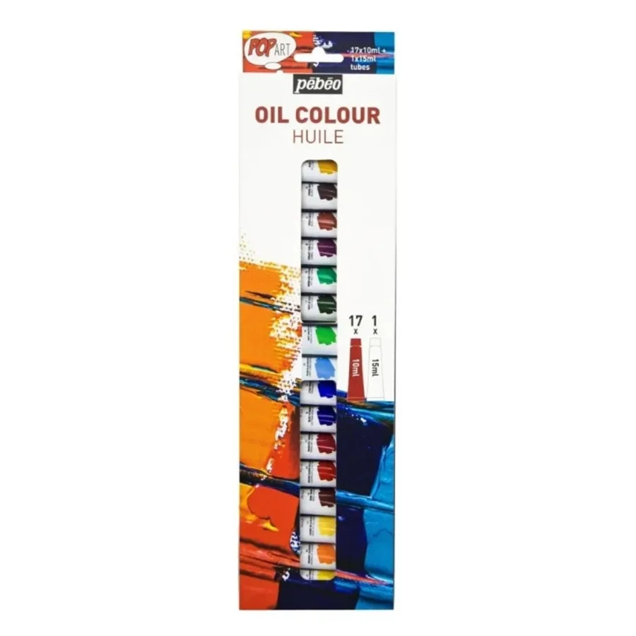 Pebeo Pop Art 17x10 Ml+1 X15 Ml Yağlı Boya Seti 669610