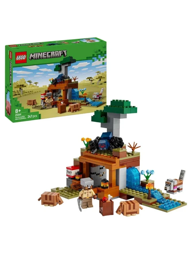 Lego Minecraft Armadillo Maden Keşfi 21269
