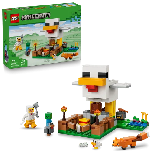 Lego Minecraft Tavuk Çiftliği 21585