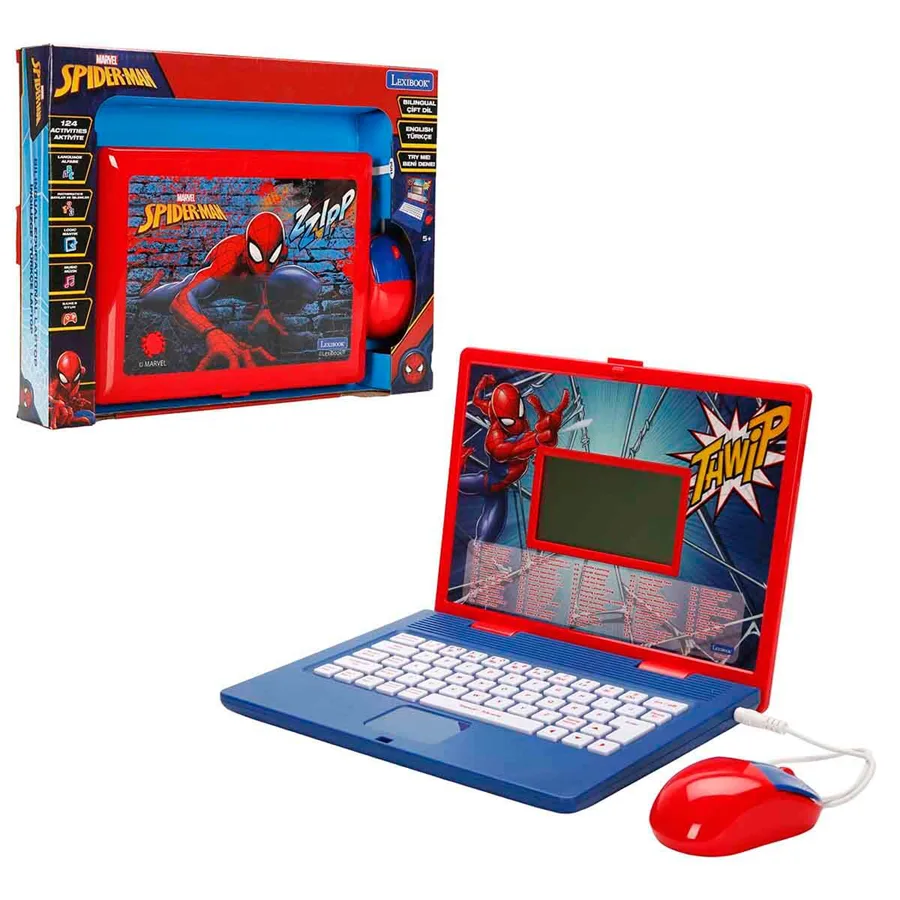 Sunman Spiderman Eğitici İngilizce-türkçe Laptop (124 Aktivite) Sun-00008834