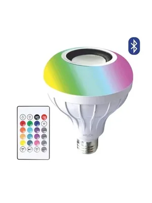 Rutter 9w Rgb Bluetoothlu Kumandalı Müzik Çalar Ampul