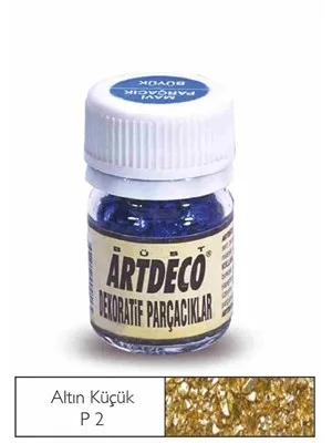 Artdeco 25 Ml Dekoratif Parçacıklar Ayna Kırığı-altın-gümüş Küçük 029a