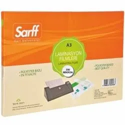 Sarff A3 125 Mic Laminasyon Filmi 100''lü 15309015