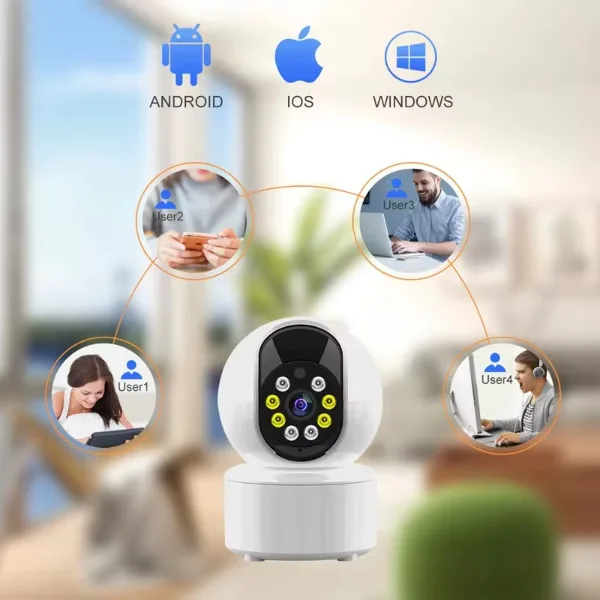 Uygulama Destekli Wi-Fi Ev Güvenlik Kamerası