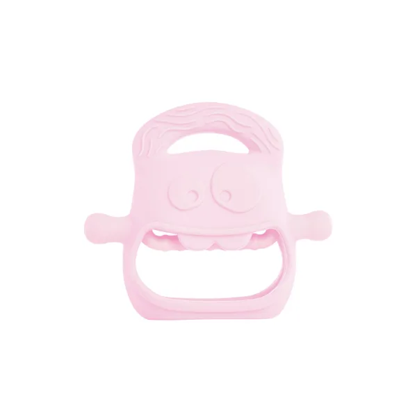 Pembe Bebek Silikon Diş Kaşıyıcı