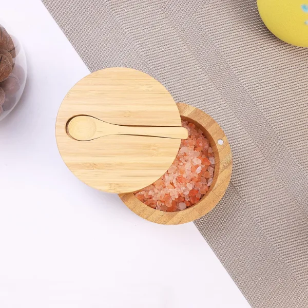 Ahşap Kaşıklı Baharatlık