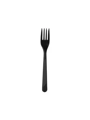 Nedi Plastik Çatal 25"li Siyah 005440