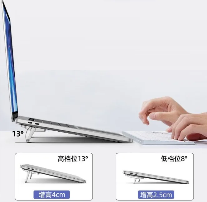 Laptop Standı 2 Kademeli Yükseltme Ayarlı - 2 Adet