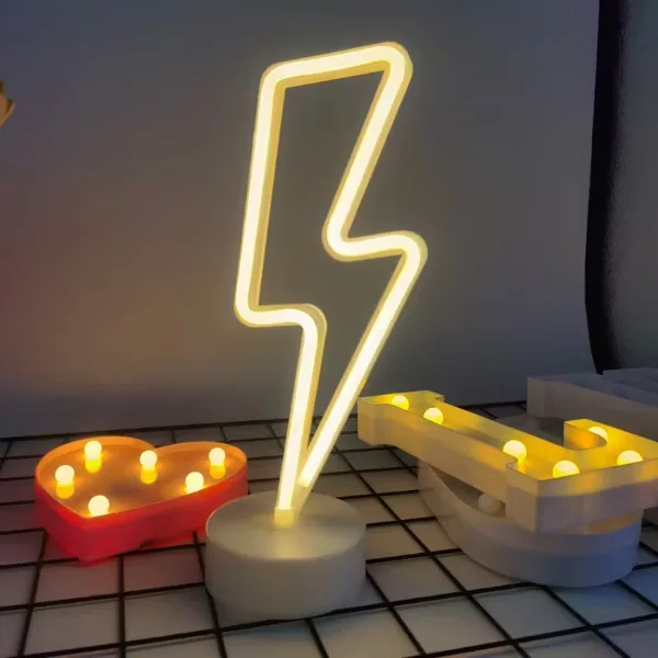 Şimşek Neon LED Lamba