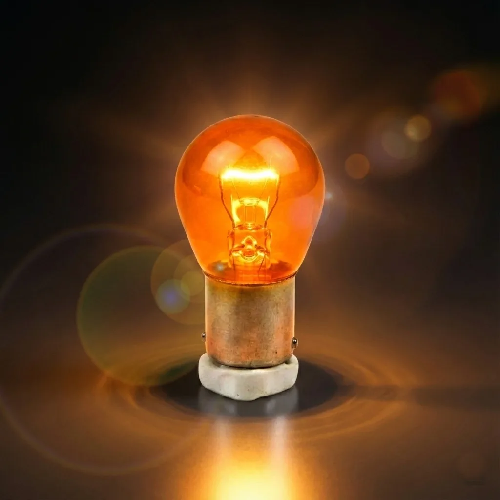 Osram BAU15S/7507 PY21W 12V Yakın Tırnak Oto Sinyal Lambası Ampulü 93 Tek Duy 1 Adet Turuncu
