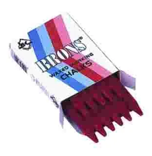 Brons Yağlı Tebeşir Kırmızı Br-255 12"li