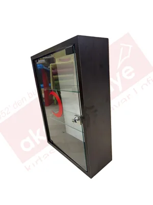 Aka 37x48x15cm Ecza Dolabı Ahşap Wenge
