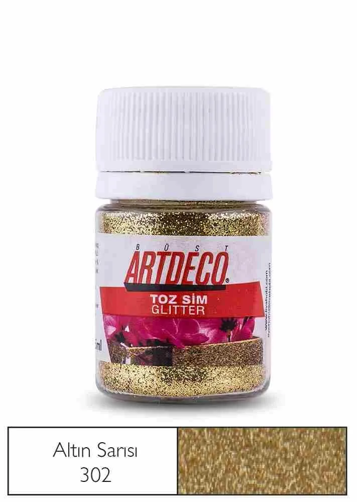 Artdeco 25 Gr Glitter Toz Sim Altın Sarısı 302