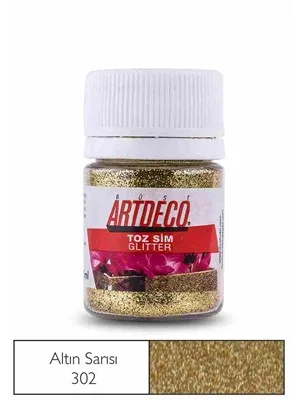Artdeco 25 Gr Glitter Toz Sim Altın Sarısı 302