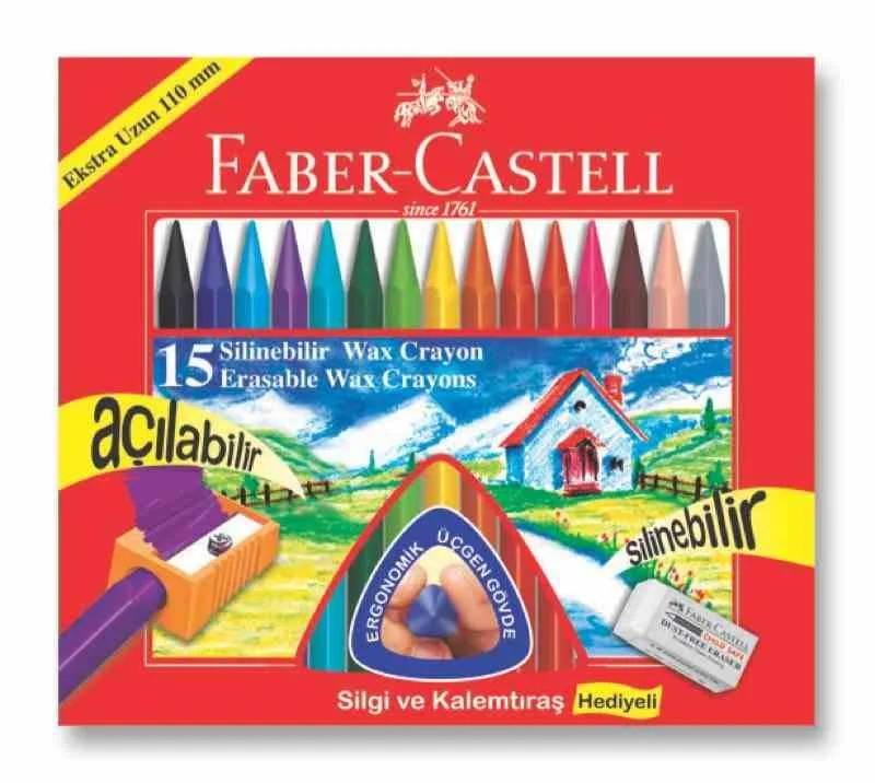 Faber Castell Silinebilir Pastel Boya 15 Li 122715