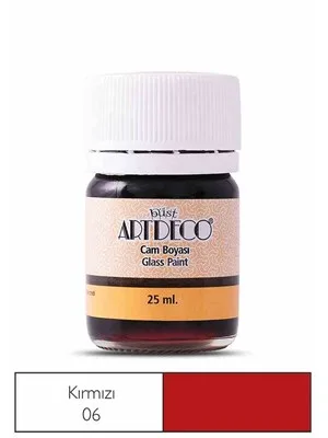 Artdeco 25 Ml Öğrenci Tipi Cam Boya 06 Kırmızı