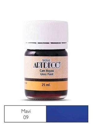 Artdeco 25 Ml Öğrenci Tipi Cam Boya 09 Mavi