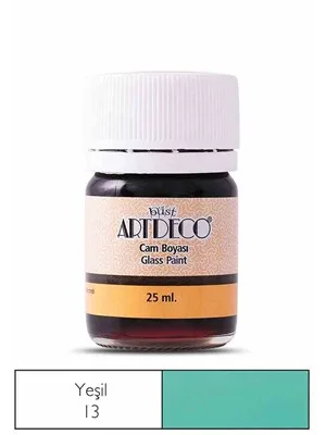 Artdeco 25 Ml Öğrenci Tipi Cam Boya 13 Yeşil