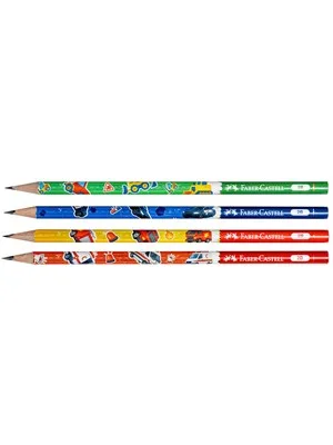 Faber Castell Desenli Candy Silgili Kurşun Kalem