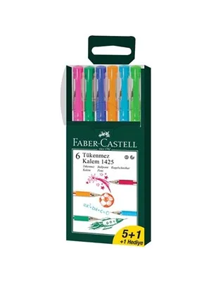 Faber Castell 1440 Tükenmez Kalem Siyah 0.8