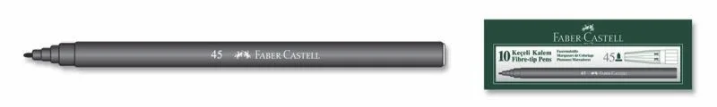 Faber Castell Keçeli Kalem Siyah 45