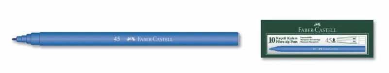 Faber Castell Keçeli Kalem Mavi 45