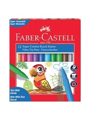 Faber Castell Jumbi Keçeli Kalem (marker) 6 Lı Neon