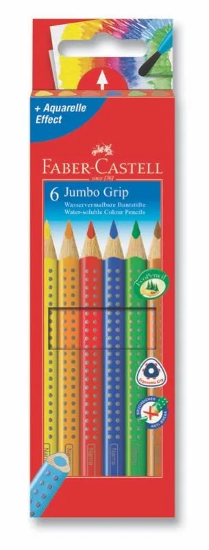 Faber Castell Jumbo Grıp Boya Kalemi 6 Lı