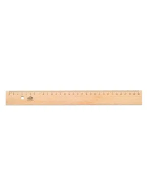 Hatas 30 Cm Cetvel Ahşap 035