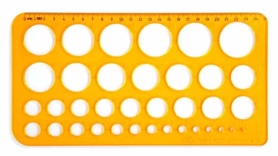 Hatas Daire Şablonu 1-36 Mm Arası 02272